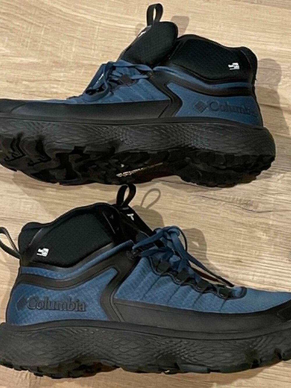 Columbia Mid Escape Thrive Titanium Outdry Hiking Shoe Blue size 14 like EUC